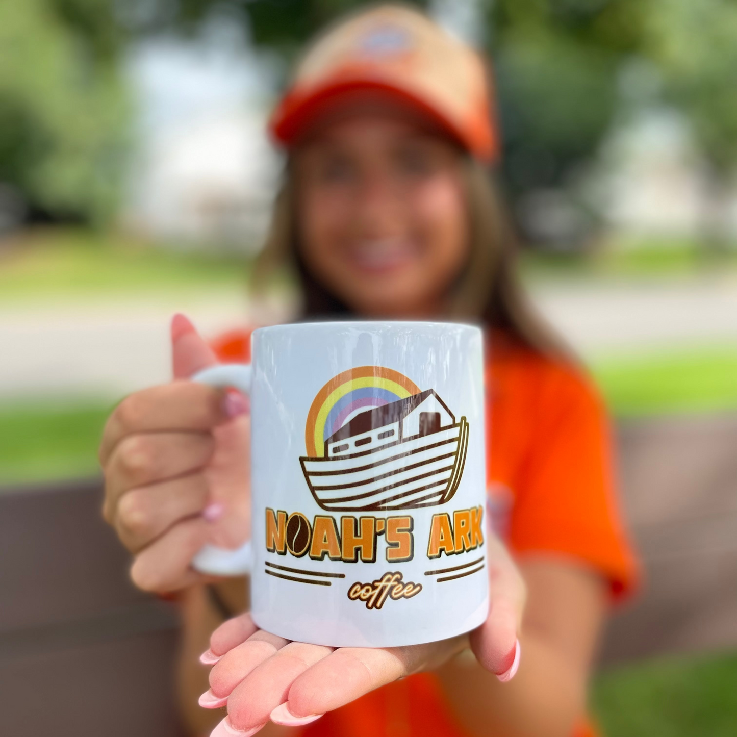 Noah’s Ark Coffee Ceramic Mug – Faith in Every Sip