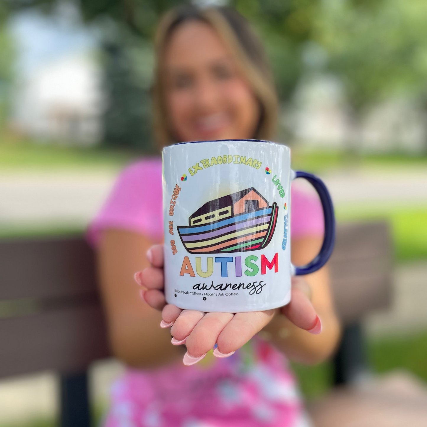 Autism Awareness Ceramic Mug – Sip with Purpose