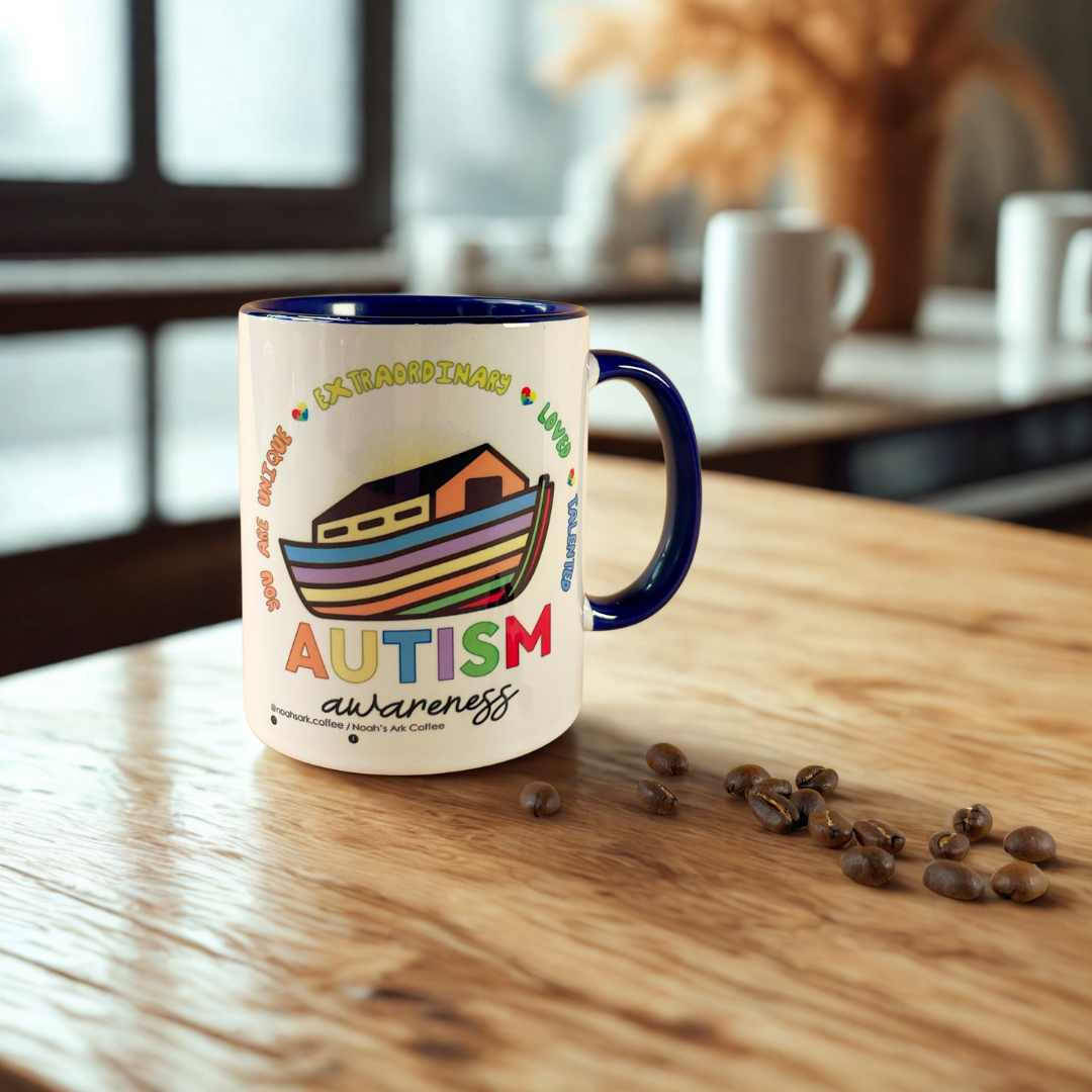 Autism Awareness Ceramic Mug – Sip with Purpose