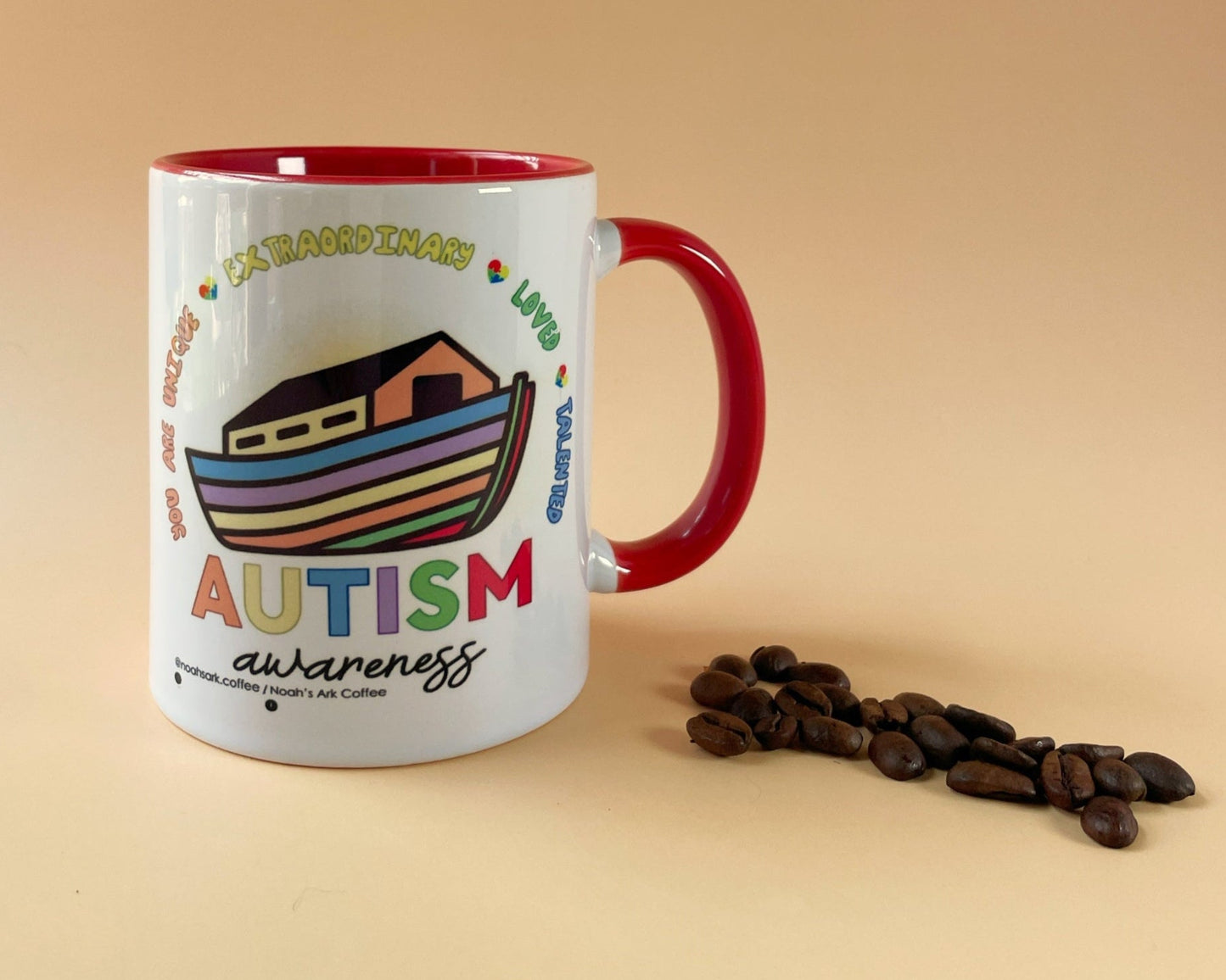 Autism Awareness Ceramic Mug – Sip with Purpose