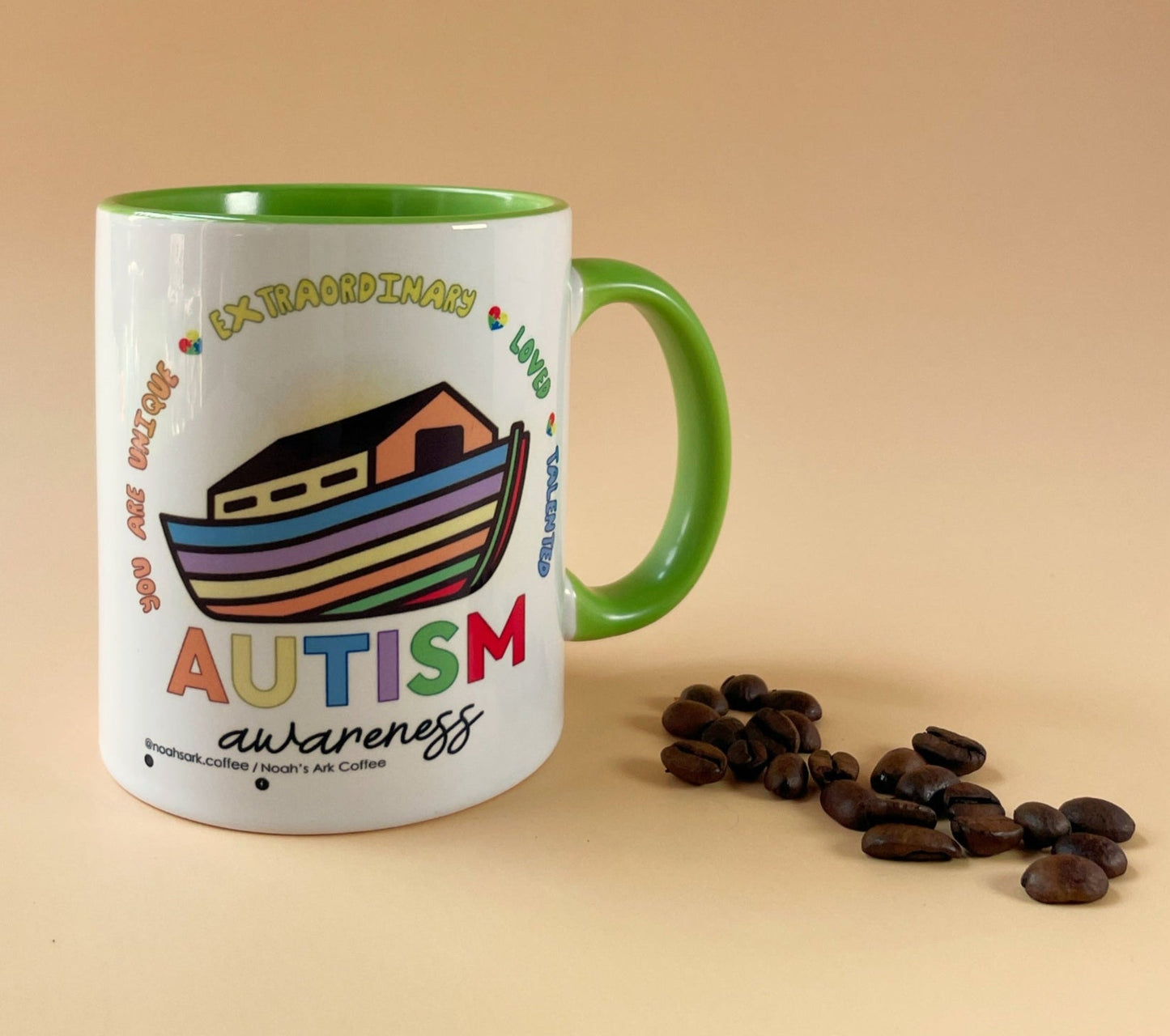 Autism Awareness Ceramic Mug – Sip with Purpose