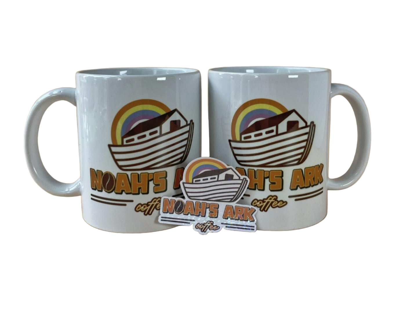 Noah’s Ark Coffee Ceramic Mug – Faith in Every Sip